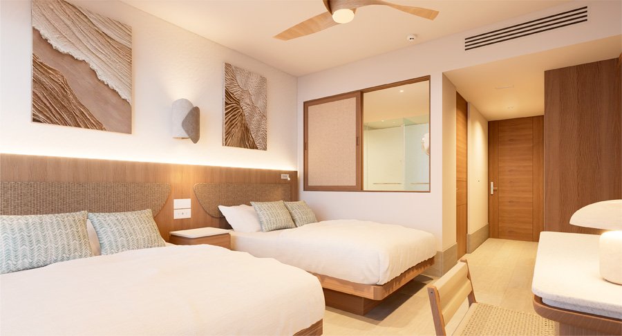 Interior de la Master Suite Ocean View con cama king size